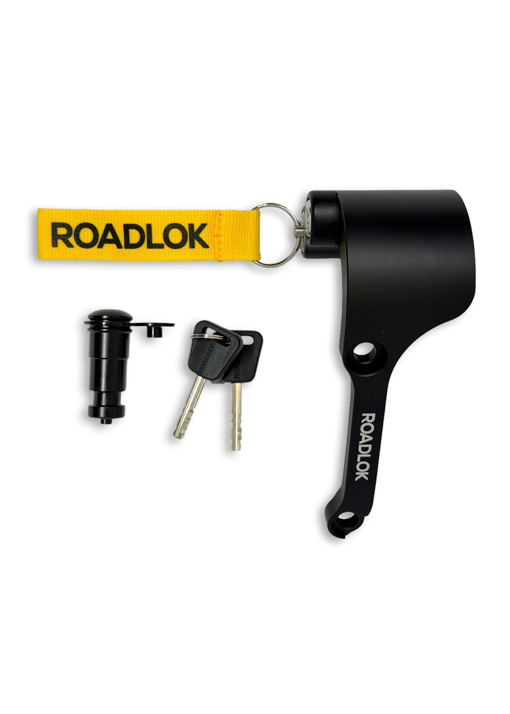 RoadLok XRA Eurosport 100 mm, prawa — czarny