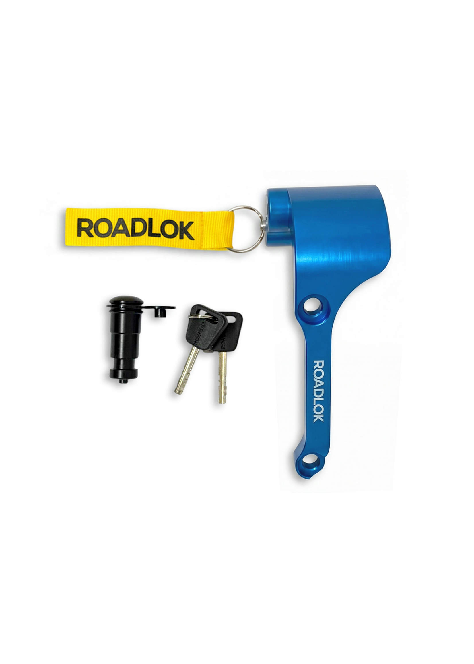 RoadLok XRA Eurosport 100 mm BMW/HD, prawa — niebieski M